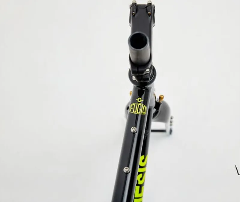 Genesis Fugio Steel Gravel Frameset - Green / Black-7